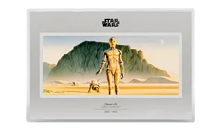 Монета "Звездные воины. С3РО и R2D2",  2026 г., Серебро, 31,1 гр., проба 999, НИУЭ