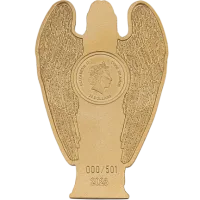 Монета "Ангел Милосердия",  2023 г., Серебро, 93,3 гр., проба 999, ОСТРОВА КУКА