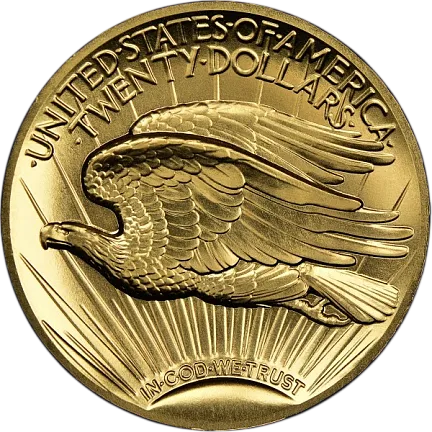 Монета "Двойной Орел", 2009 г., Золото, 31,1 гр., проба 9999, СОЕДИНЕННЫЕ ШТАТЫ