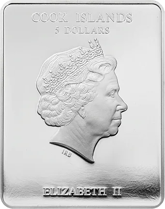 Монета "Святая Мария Магдалина",  2011 г., Серебро, 25 гр., проба 999, ОСТРОВА КУКА