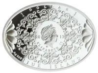 Монета "Христос Воскресе",  2013 г., Серебро, 16,81 гр., проба 925, НИУЭ