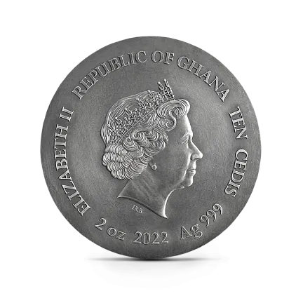 Монета "Американский орел",  2022 г., Серебро, 62,2 гр., проба 999, ГАНА