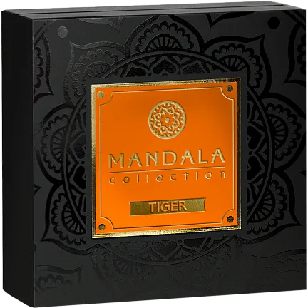 Монета «Тигр. Mandala Art», 2022 г., Серебро, 62,2 гр., проба 999, НИУЭ
