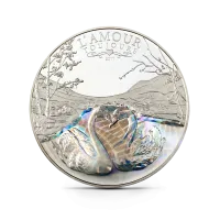 Монета "Любовь",  2011 г., Серебро, 20 гр., проба 925, КАМЕРУН