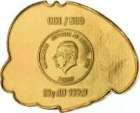 Монета «Богиня Фортуны», 2024 г., Серебро, 200 гр., проба 999, ГАНА