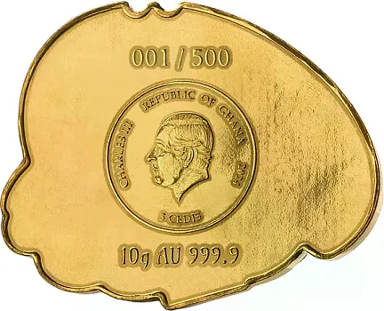 Монета «Богиня Фортуны», 2024 г., Серебро, 200 гр., проба 999, ГАНА