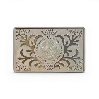 Монета "Шымбулак", 2024 г., Серебро, 31,1 гр., проба 925, КАЗАХСТАН