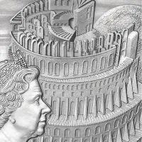 Монета «Вавилонская Башня», 2022 г., Серебро, 155,5 гр., проба 999, ТОКЕЛАУ