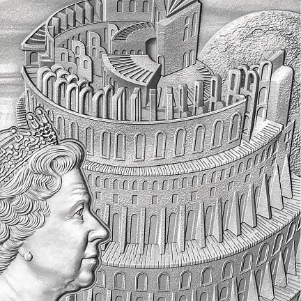 Монета «Вавилонская Башня», 2022 г., Серебро, 155,5 гр., проба 999, ТОКЕЛАУ