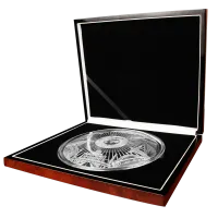 Монета «Достопримечательности мира»,  2024 г., Серебро, 1 000 гр., проба 999, БАРБАДОС