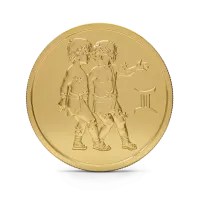 Монета "Близнецы", ММД, 2004 г., Золото, 7,78 гр., проба 999, РОССИЯ